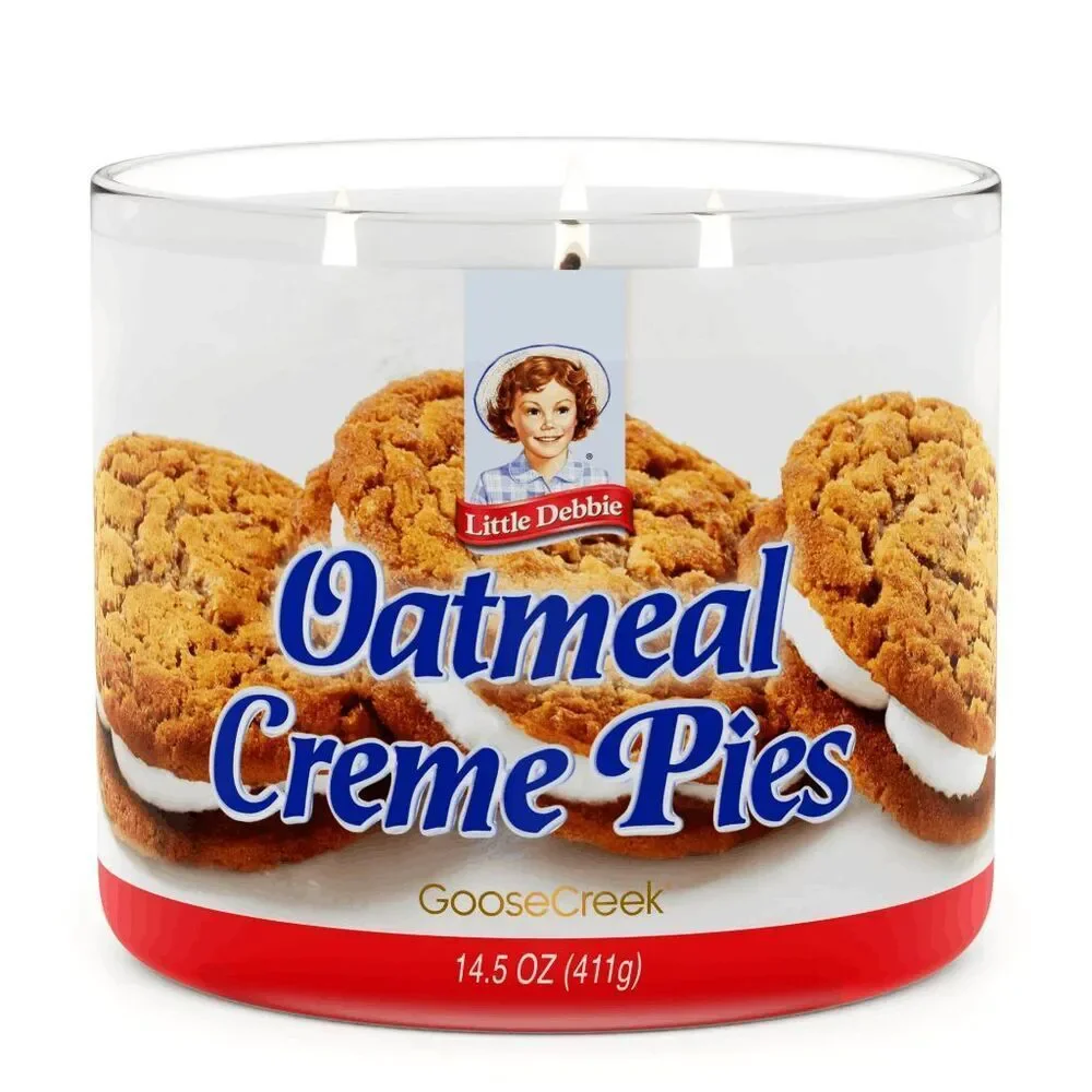 Goose Creek Little Debbie Oatmeal Cream Pies 3-wick Candle